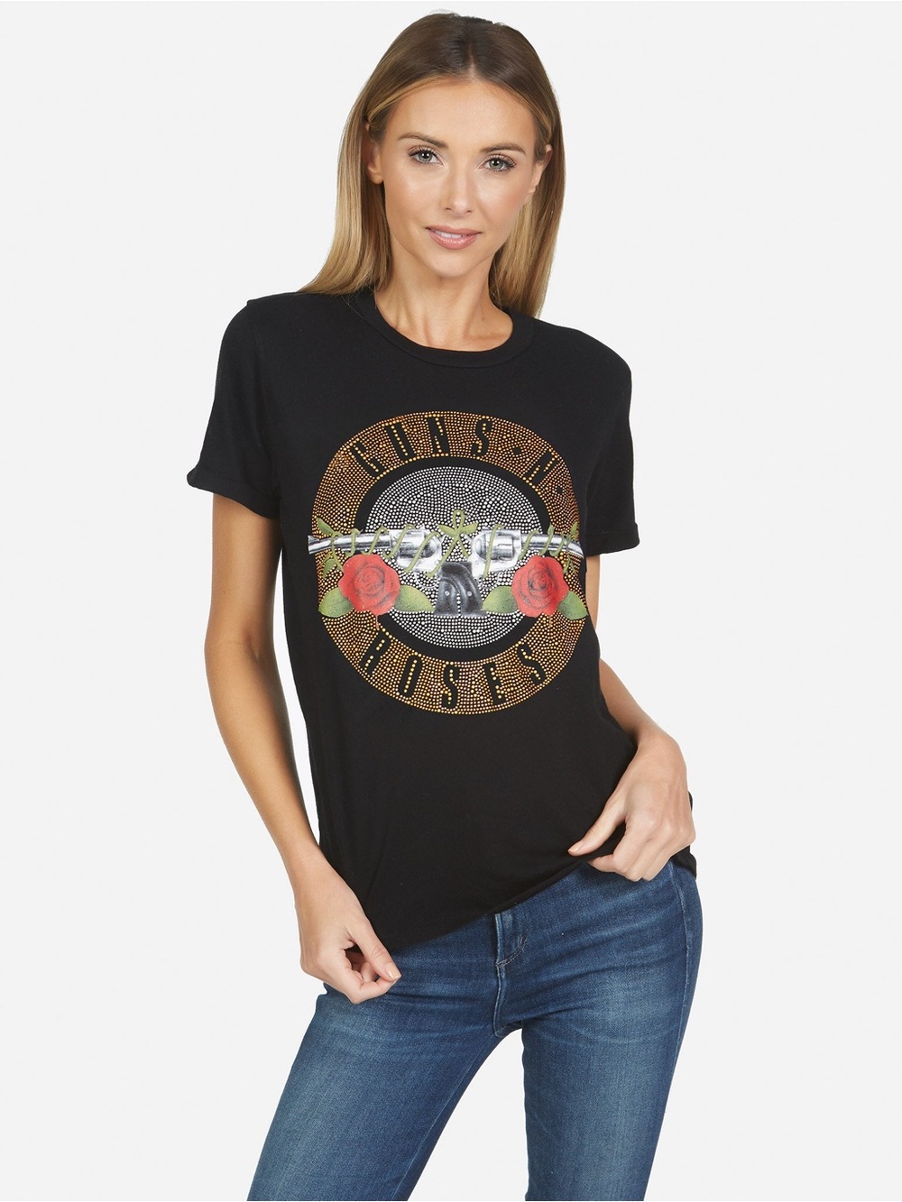 Lauren Moshi EDDA X GUNS N' ROSES T-Shirt Size Medium